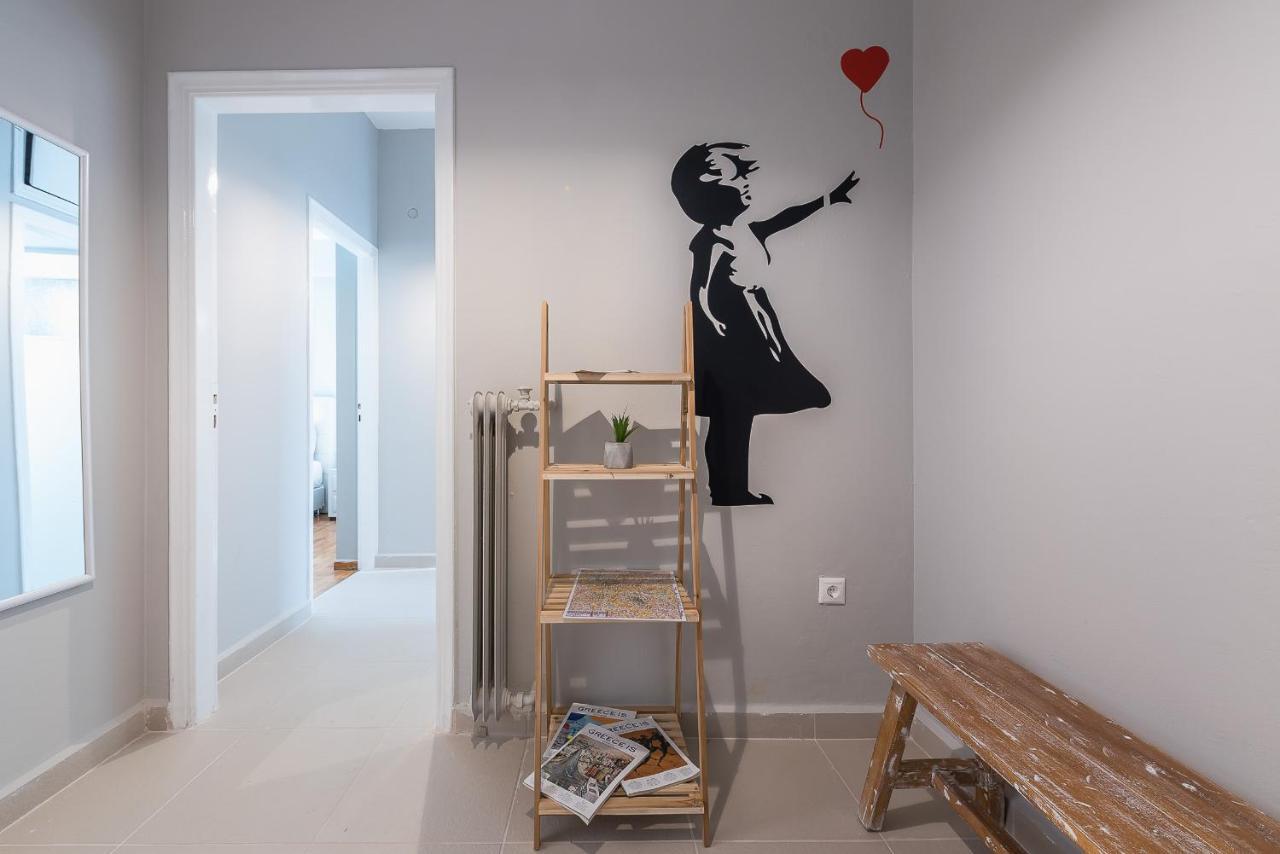 Modern City Apartment By Cloudkeys Athen Exterior foto